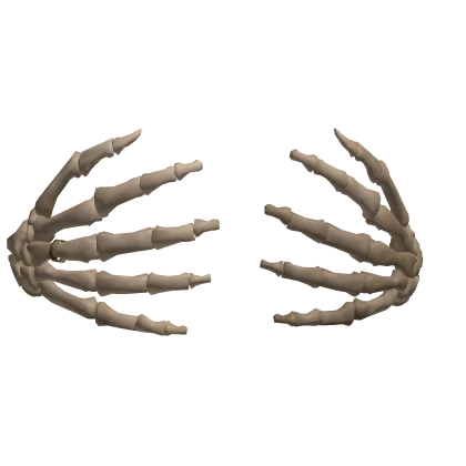 Halloween Skeleton hands Roblox item render