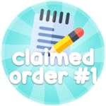 You claimed order #1!