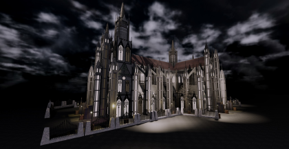 Advanced Gothic Roblox Cathedral Building Pack preview 3