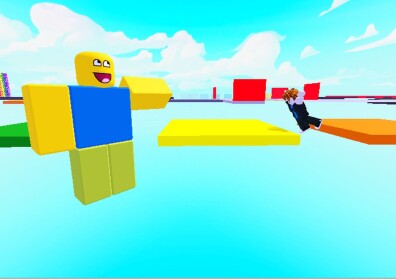 [125 STAGES]🌈Classic EASY Rainbow Obby🌈