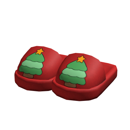 Christmas Tree Slippers
