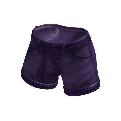 ✨Bow Folded Shorts / Purple