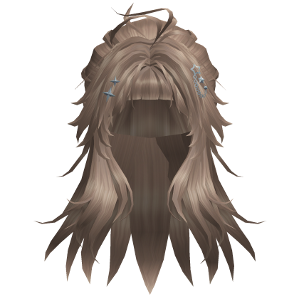 Dirty Blonde Messy Flowy Preppy School Girl Hair Roblox item