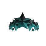 Frozen Cyan Crown