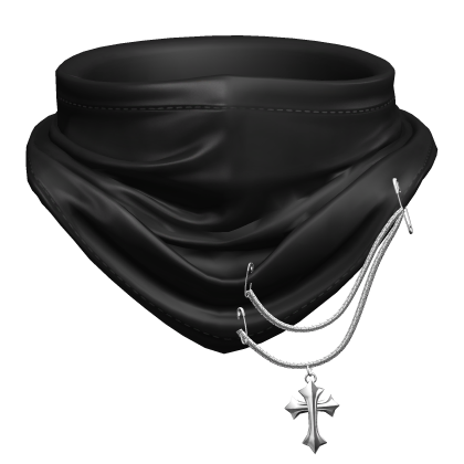 Neck Scarf Black Chrome Cross Face Mask Winter 1.0