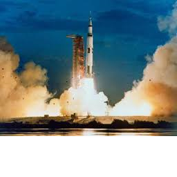 Saturn V rocket showcase