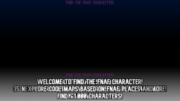 [1145] Find the FNaF Character!