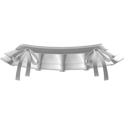 cute ribbon bow ruffle mini skirt 3.0 (white) thumbnail