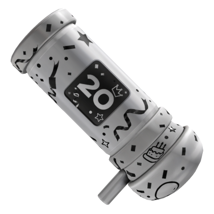 ⚒️ (RECOLOR) SUPER White Confetti Cannon
