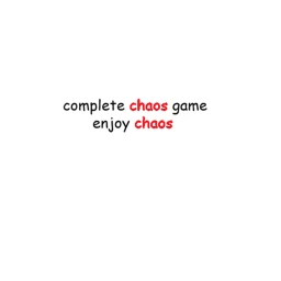 complete chaos game (new weapon and map) icon