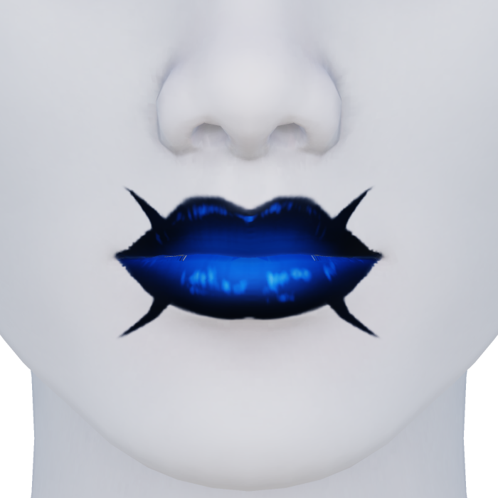 Clown Goth Blue Lipgloss