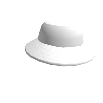White Trendy Hat
