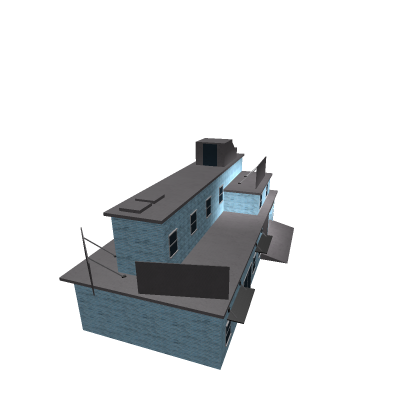 Realistic Apartment Building w Billboards
