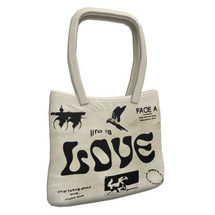 Y2K "LOVE" Shoulder Tote Bag (3.0)