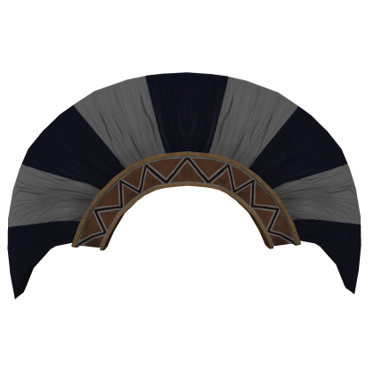 Blue/White Striped Horizontal Plume Roblox item
