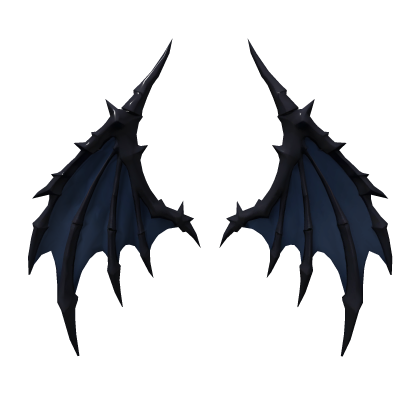 Navy Blue Demon Wings Shadow Reaper Roblox item