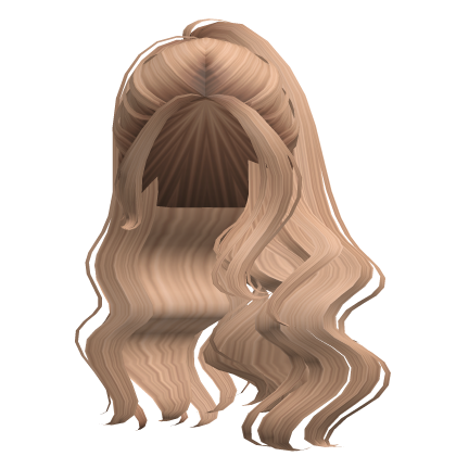 Cute Wavy Shoulder Ponytail (Honey Blonde)