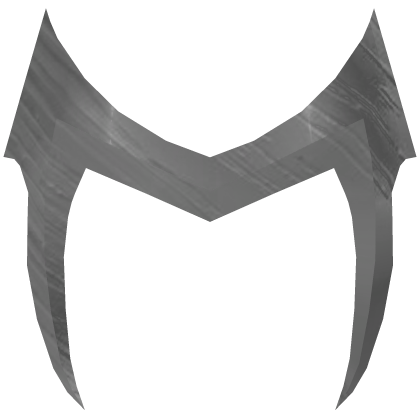 Chaos Witch Face Crown in Silver White Roblox item