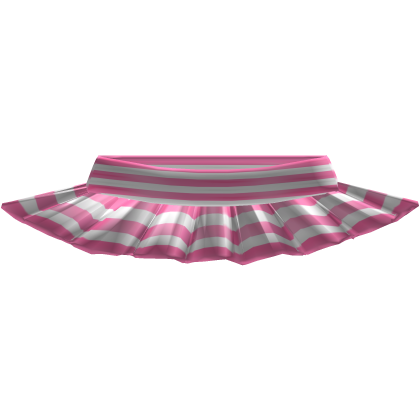 🧁pink stripes tutu skirt tweencore kawaii cute xd Roblox item