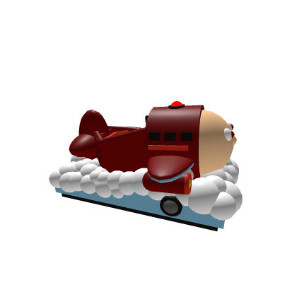 ### ### the Jet Plane Kiddie Ride (Maroon)