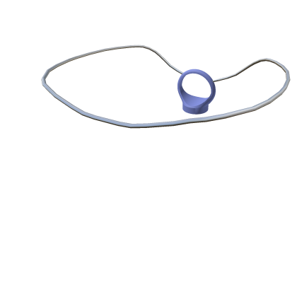 Necklace blue ring Roblox item