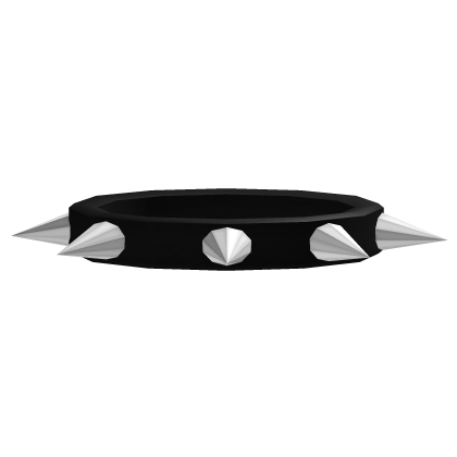 black cute y2k spiked choker v2 thumbnail