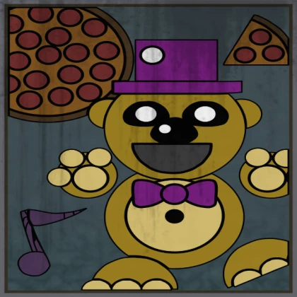 FNaF 3 Fredbear Poster NoFilter