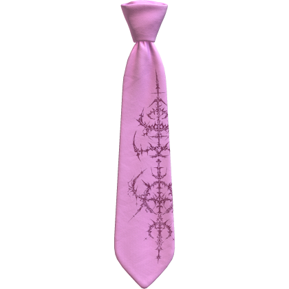 Pink Cybersigilism Tie 1.0