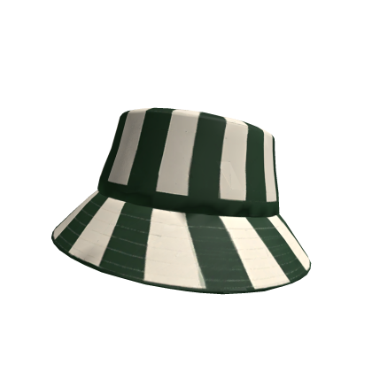 Kisuke Urahara's Striped Bucket Hat Bleach Roblox item