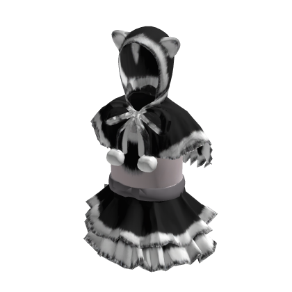 Midnight Cat Santa Dress [PBR] thumbnail