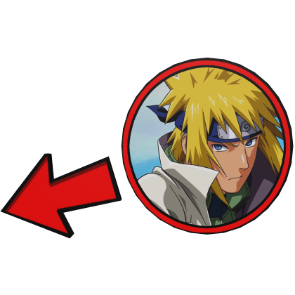 Minato Namikaze Pointing Meme Circle Naruto