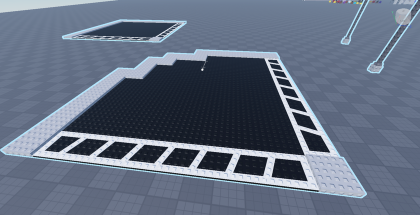 Low Poly Stud Stylized Road Asset Pack preview 2