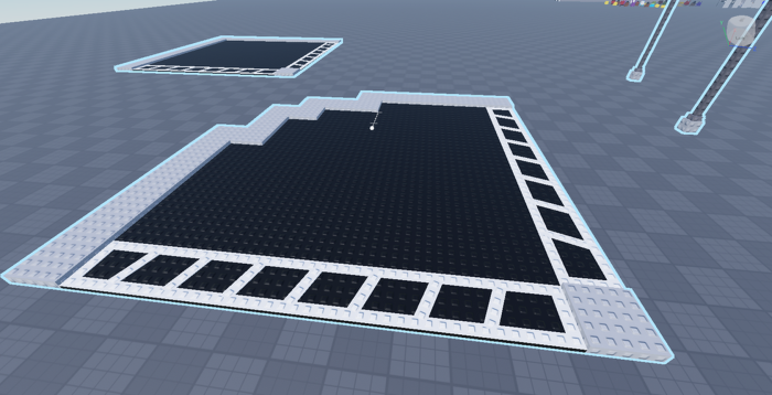 Low Poly Stud Stylized Road Asset Pack preview 2