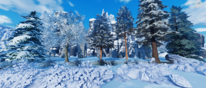 Realistic Winter Roblox Nature Assets Pack preview 4