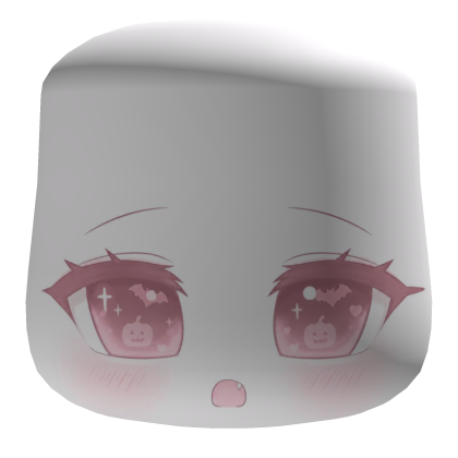 [free] cutie Halloween pink pumpkin face!