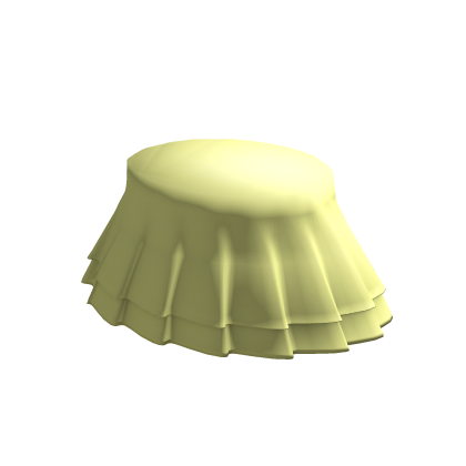 pastel yellow ruffled y2k mini skirt thumbnail