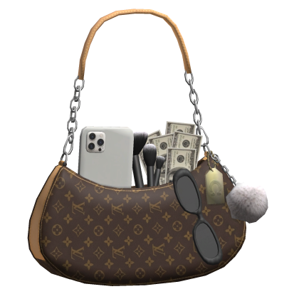 Rich LV Baddie Designer Purse Roblox item
