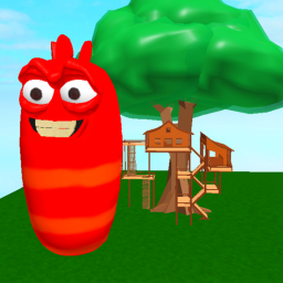 DONT LET RED LARVA OUT! (SCARY RED LARVA KILLER)
