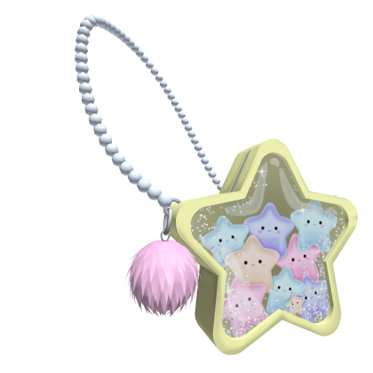 Kawaii Decora Star Crossbody Bag (Yellow)