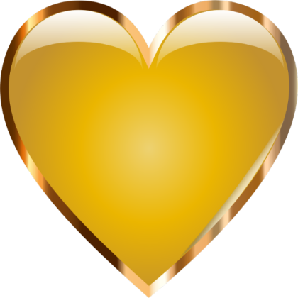 Gold Heart Roblox decal