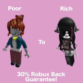 30% Robux Back! after purchase. 