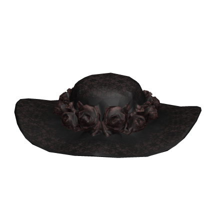 Brown Rose Hat