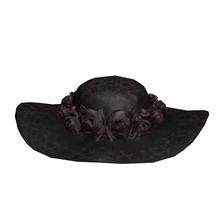 Brown Rose Hat