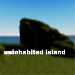 uninhabited island
