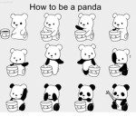 How to be a panda