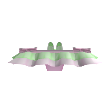 🧟🐰 kawaii halloween zombie bunny ruffled skirt Roblox item
