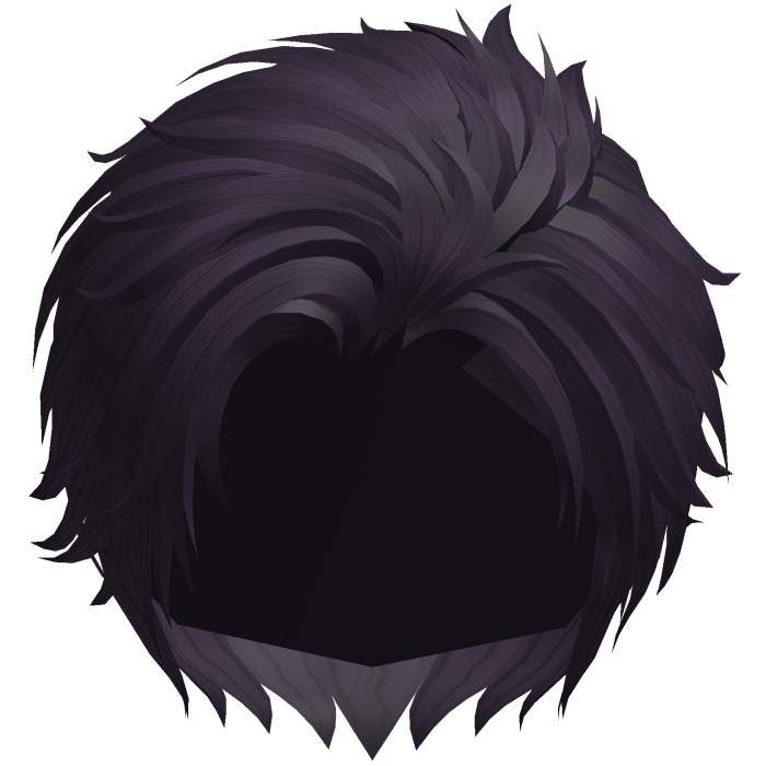 Purple Side Comb Over Anime Boy Hair