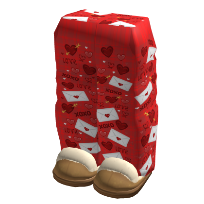 Valentines Pants and Slippers