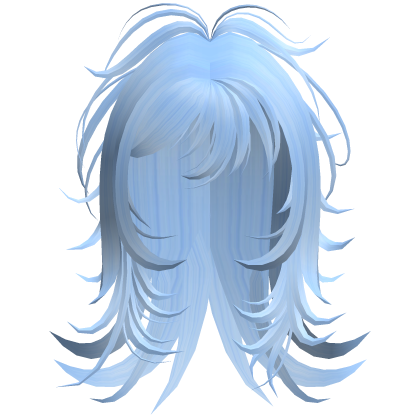 Emo Shaggy Layered Hair (Blue)