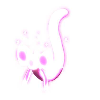 [GLOWING] Pink Star Cat Tail